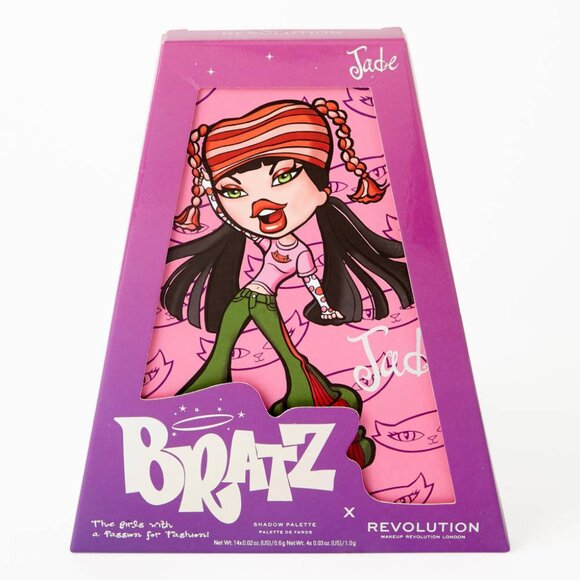 🎀 $18 - Revolution x Bratz Eyeshadow Eye Palette JADE Limited Edition - Picture 1 of 13